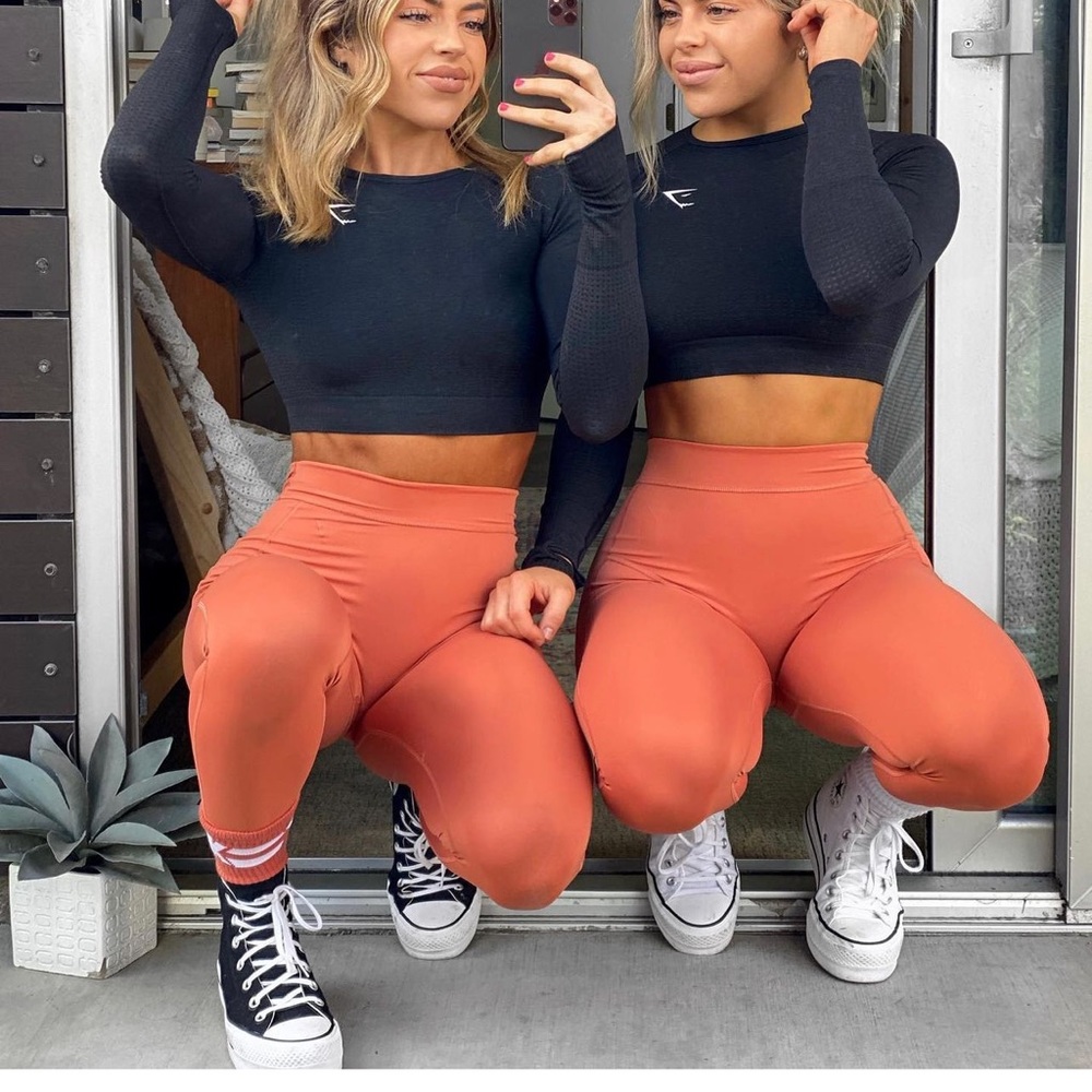 Gymshark KKFIT orange leggings size small